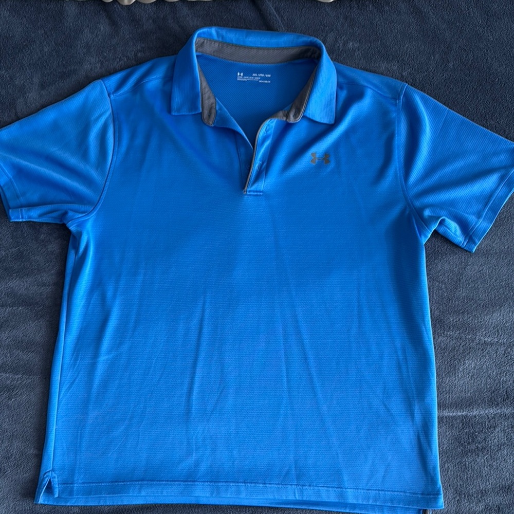 Under Armour Men's Blue Polo Shirt